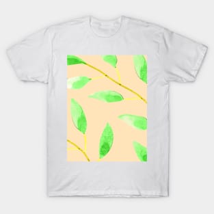 Boho leaf pattern T-Shirt